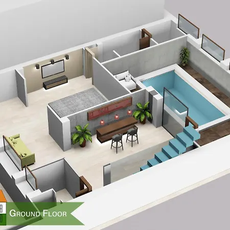 Διαμέρισμα Vivilo With Private Pool-foresteria *